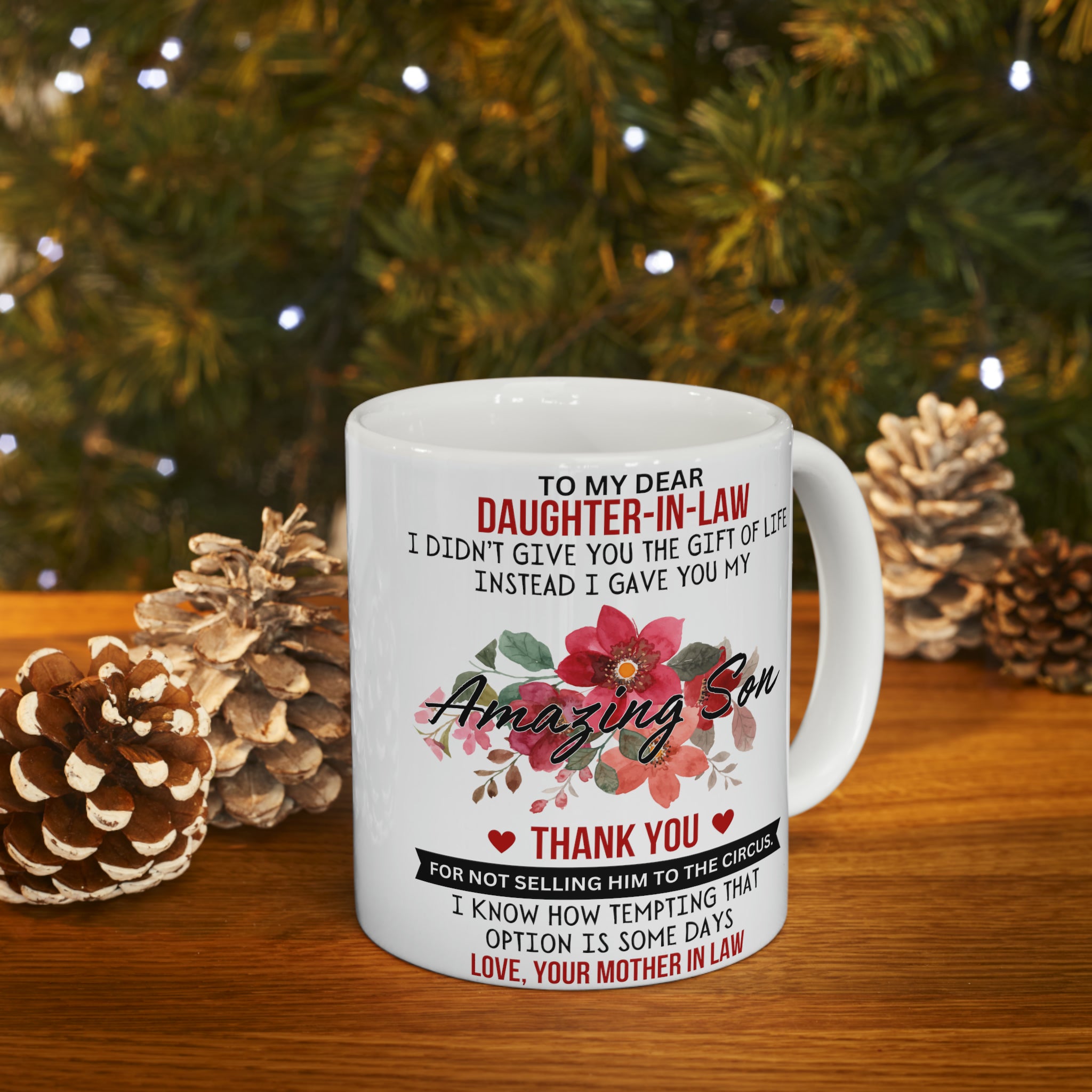 To My Daughter In Law | Ceramic Mug, 11oz