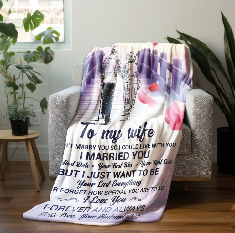 To My Wife | FLM Arctic Fleece Blanket 50x60