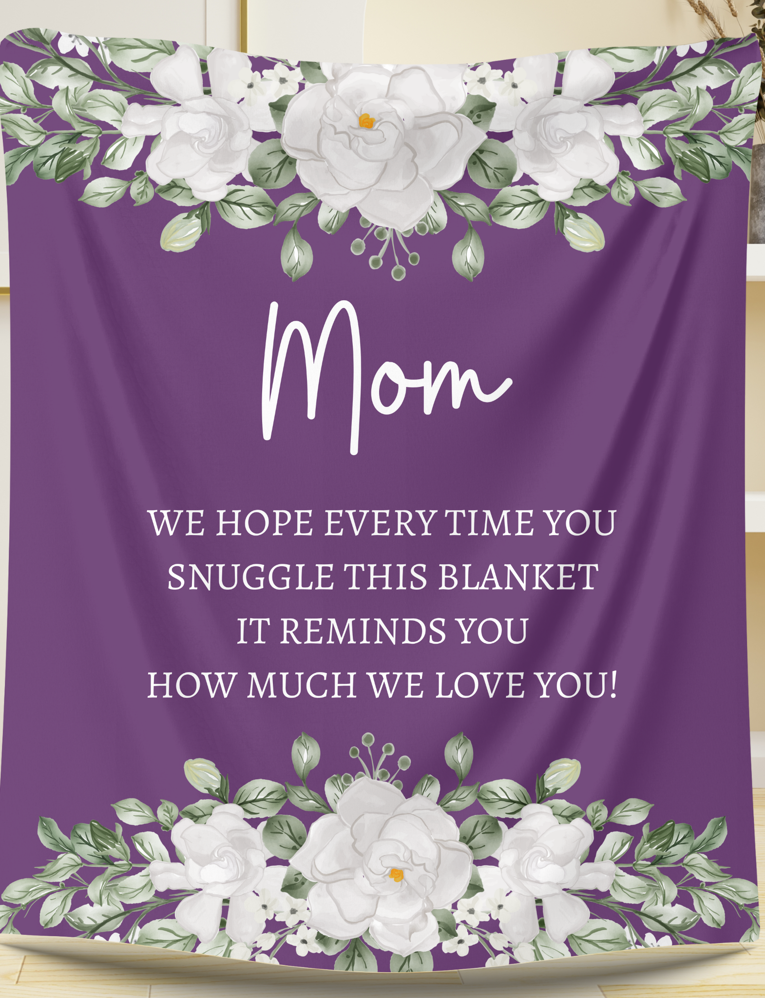 MOM FLOWER BLANKET| MOTHER&