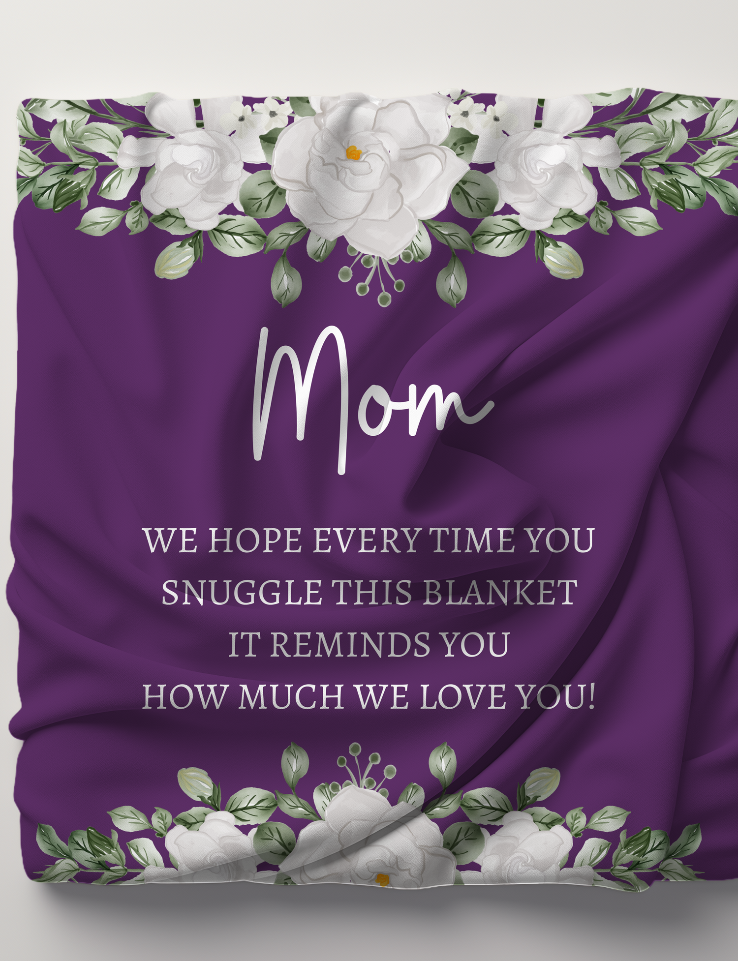 MOM FLOWER BLANKET| MOTHER&